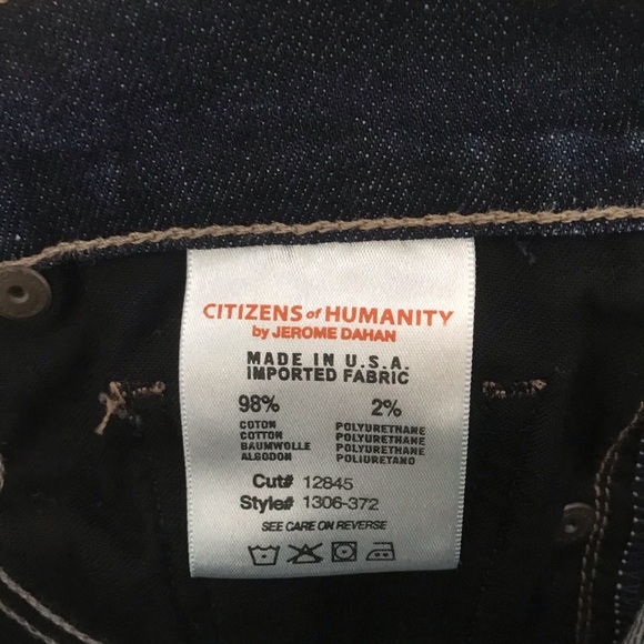 Citizens of Humanity Elson Mid-Rise Dark Jeans - Picture 5 of 9